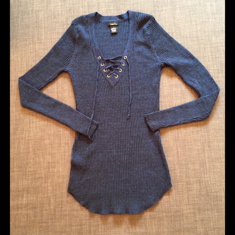 Blue long sleeve shirt